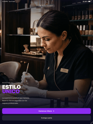 Team Perfect Booking — Profesional